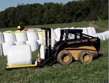 skid steer bale wrapper|ag nation bale wrappers.